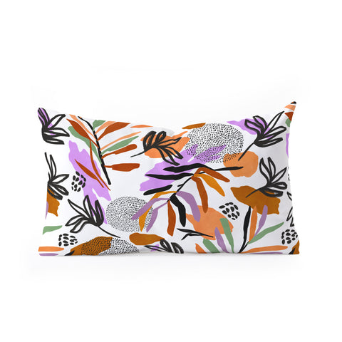 Marta Barragan Camarasa Colorful simple nature modern Oblong Throw Pillow
