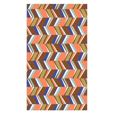 Marta Barragan Camarasa Colorful stripes retro 23 Tablecloth
