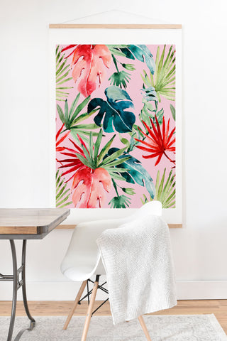 Marta Barragan Camarasa Colorful tropical paradise Art Print And Hanger