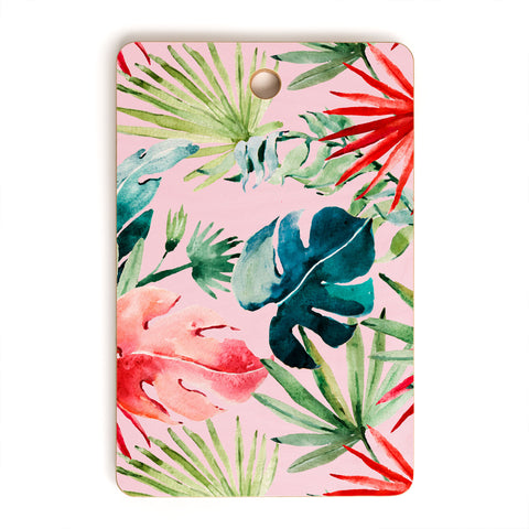 Marta Barragan Camarasa Colorful tropical paradise Cutting Board Rectangle