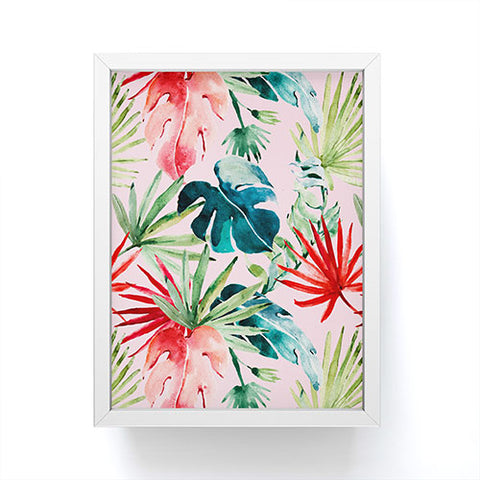 Marta Barragan Camarasa Colorful tropical paradise Framed Mini Art Print