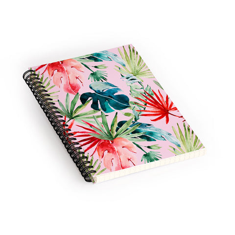 Marta Barragan Camarasa Colorful tropical paradise Spiral Notebook