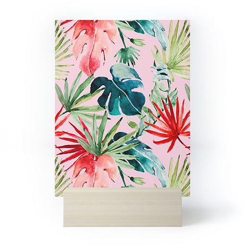 Marta Barragan Camarasa Colorful tropical paradise Mini Art Print
