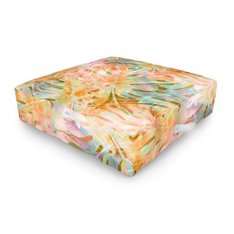 Marta Barragan Camarasa Colorful tropical summer Outdoor Floor Cushion