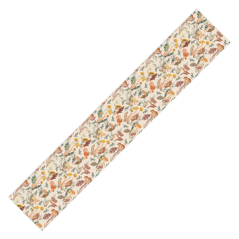 Marta Barragan Camarasa Colorful wild mushrooms Table Runner