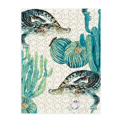 Marta Barragan Camarasa Crocodiles and cactus bloom Puzzle