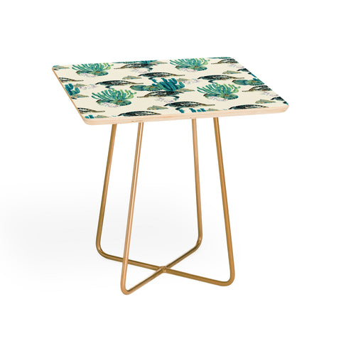 Marta Barragan Camarasa Crocodiles and cactus bloom Side Table