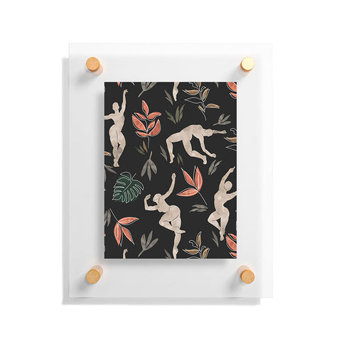 Marta Barragan Camarasa Dance woman simple dark nature Floating Acrylic Print