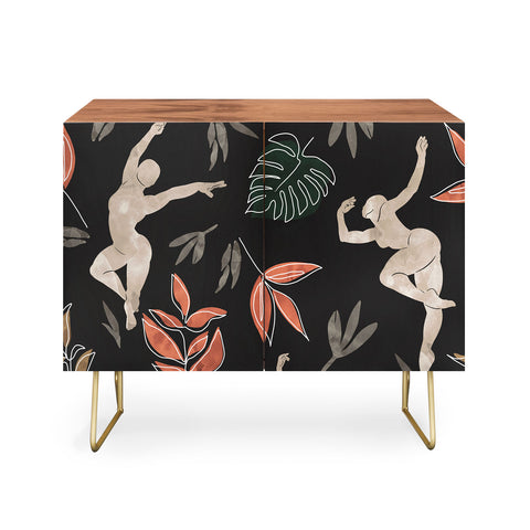 Marta Barragan Camarasa Dance woman simple dark nature Credenza