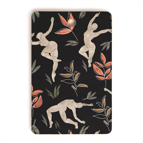 Marta Barragan Camarasa Dance woman simple dark nature Cutting Board Rectangle