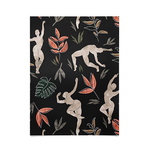 Marta Barragan Camarasa Dance woman simple dark nature Poster