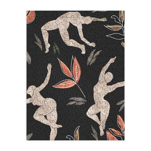 Marta Barragan Camarasa Dance woman simple dark nature Puzzle