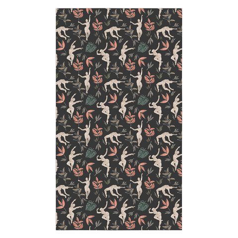 Marta Barragan Camarasa Dance woman simple dark nature Tablecloth