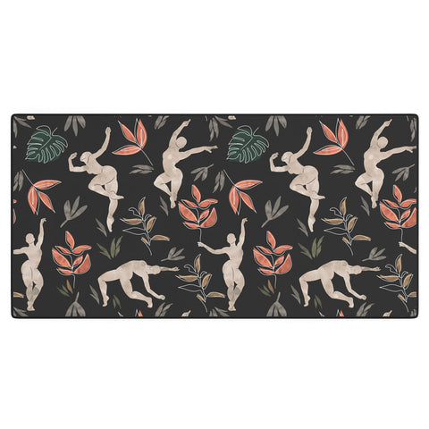 Marta Barragan Camarasa Dance woman simple dark nature Desk Mat