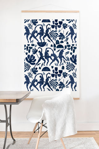 Marta Barragan Camarasa Dance women jungle silhouette Art Print And Hanger