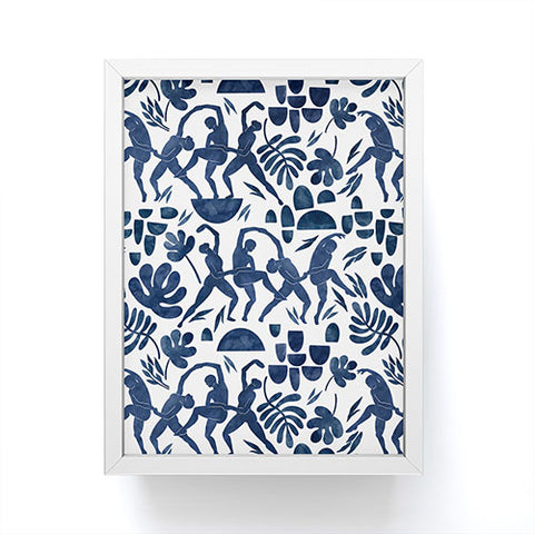 Marta Barragan Camarasa Dance women jungle silhouette Framed Mini Art Print