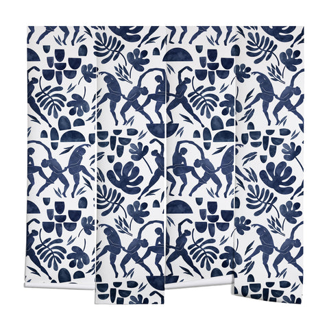 Marta Barragan Camarasa Dance women jungle silhouette Wall Mural