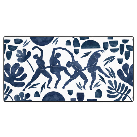 Marta Barragan Camarasa Dance women jungle silhouette Desk Mat