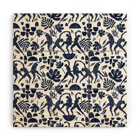 Marta Barragan Camarasa Dance women jungle silhouette Wood Wall Mural