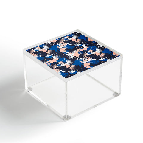 Marta Barragan Camarasa Dark abstract artistic strokes Acrylic Box