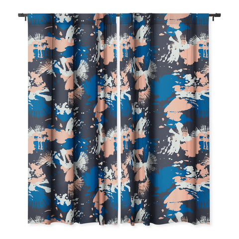 Marta Barragan Camarasa Dark abstract artistic strokes Blackout Non Repeat