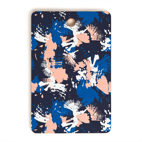 Marta Barragan Camarasa Dark abstract artistic strokes Cutting Board Rectangle