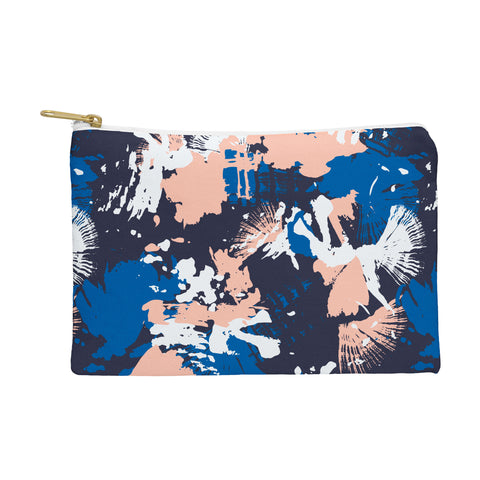 Marta Barragan Camarasa Dark abstract artistic strokes Pouch