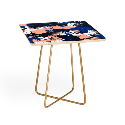 Marta Barragan Camarasa Dark abstract artistic strokes Side Table