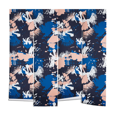 Marta Barragan Camarasa Dark abstract artistic strokes Wall Mural