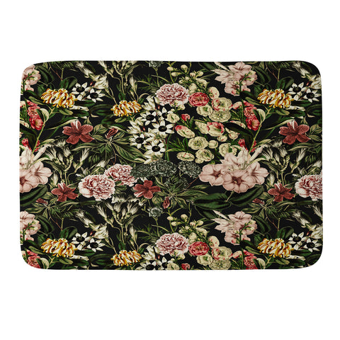 Marta Barragan Camarasa Dark bloom I Memory Foam Bath Mat