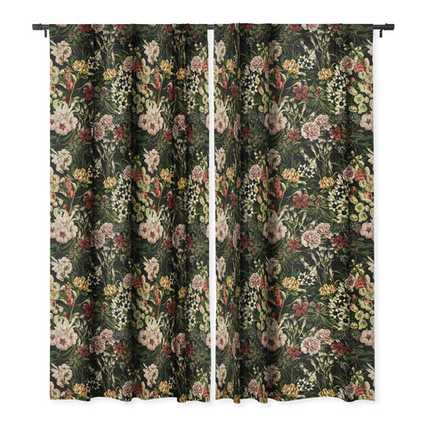 Marta Barragan Camarasa Dark bloom I Blackout Window Curtain