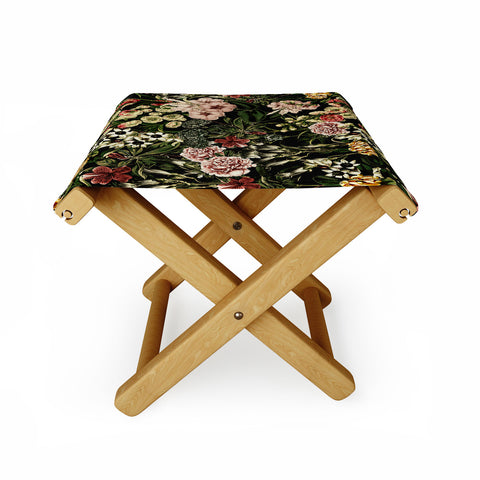 Marta Barragan Camarasa Dark bloom I Folding Stool