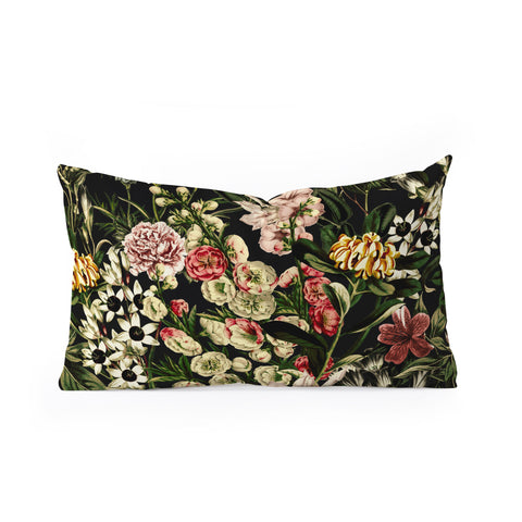 Marta Barragan Camarasa Dark bloom I Oblong Throw Pillow