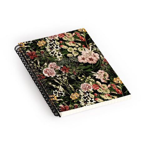 Marta Barragan Camarasa Dark bloom I Spiral Notebook