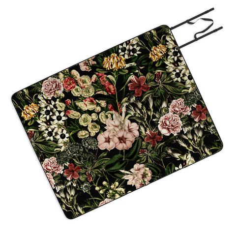Marta Barragan Camarasa Dark bloom I Picnic Blanket