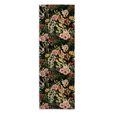 Marta Barragan Camarasa Dark bloom I Yoga Towel