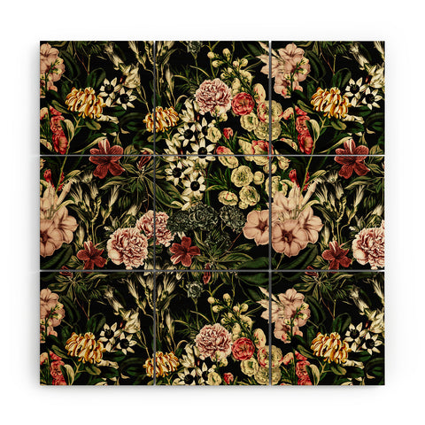 Marta Barragan Camarasa Dark bloom I Wood Wall Mural