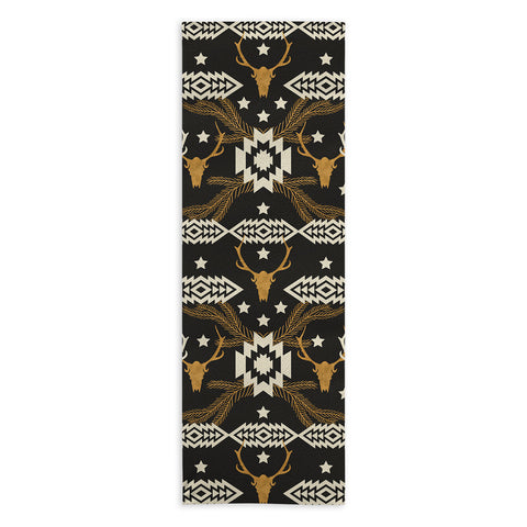 Marta Barragan Camarasa Dark Bohemian Nomad Yoga Towel