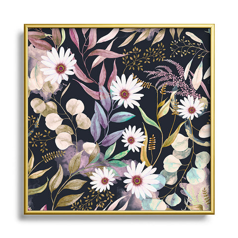 Marta Barragan Camarasa Dark fantasy bloom 27G Metal Square Framed Art Print