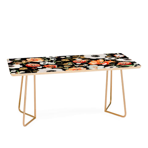 Marta Barragan Camarasa Dark flowery modern meadow Coffee Table