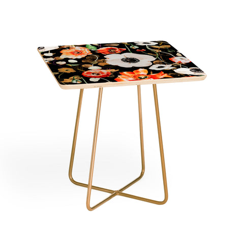 Marta Barragan Camarasa Dark flowery modern meadow Side Table