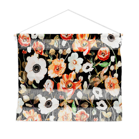 Marta Barragan Camarasa Dark flowery modern meadow Wall Hanging Landscape