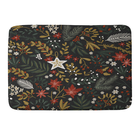 Marta Barragan Camarasa Dark holidays nature Memory Foam Bath Mat
