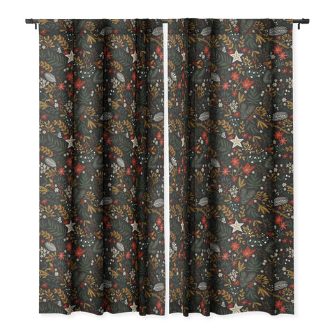 Marta Barragan Camarasa Dark holidays nature Blackout Window Curtain