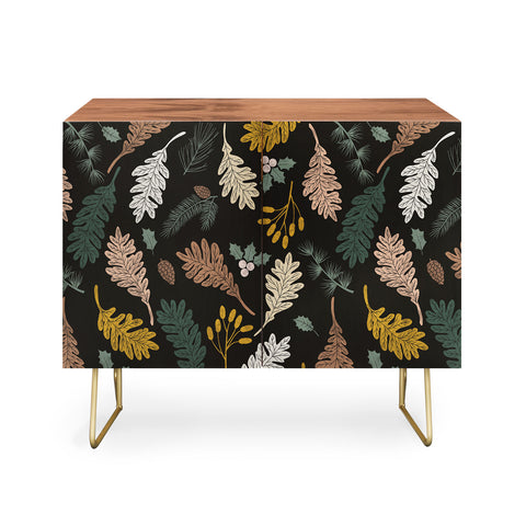 Marta Barragan Camarasa Dark meadow winter season I Credenza