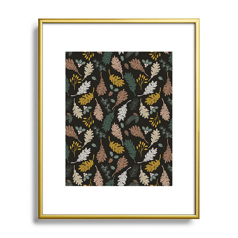 Marta Barragan Camarasa Dark meadow winter season I Metal Framed Art Print