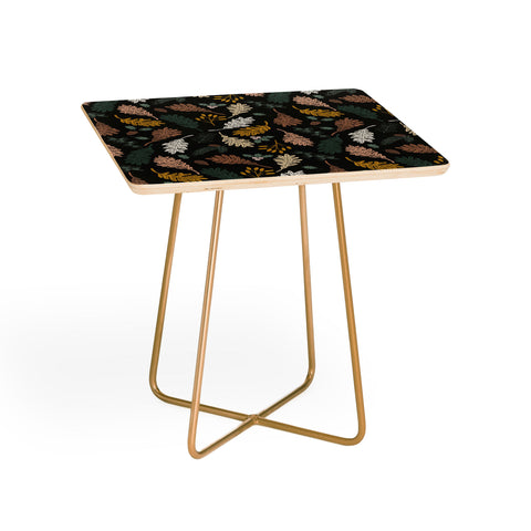 Marta Barragan Camarasa Dark meadow winter season I Side Table