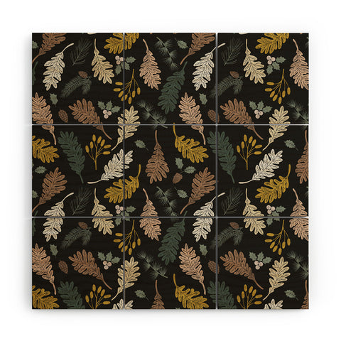 Marta Barragan Camarasa Dark meadow winter season I Wood Wall Mural