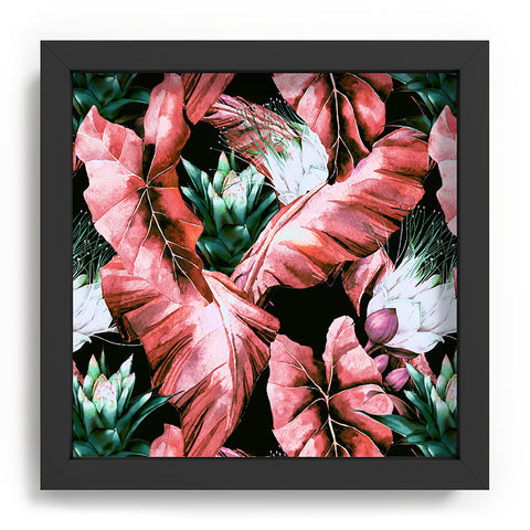 Marta Barragan Camarasa Dark tropical nature 03 Recessed Framing Square
