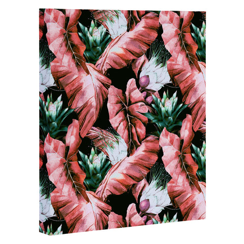 Marta Barragan Camarasa Dark tropical nature 03 Art Canvas